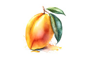 Fruit watercolor illustrations / 02, a Food Illustration by Graxaim Mock-up (Thumbnail 4 of 8)