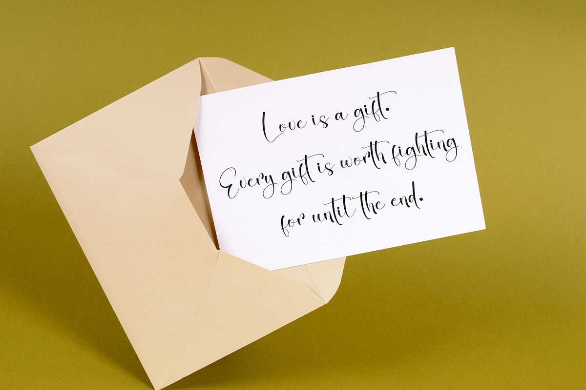 Cherry Blossom | Script Font, a Handwritten Font by Scratchones (Photo 5 of 8)