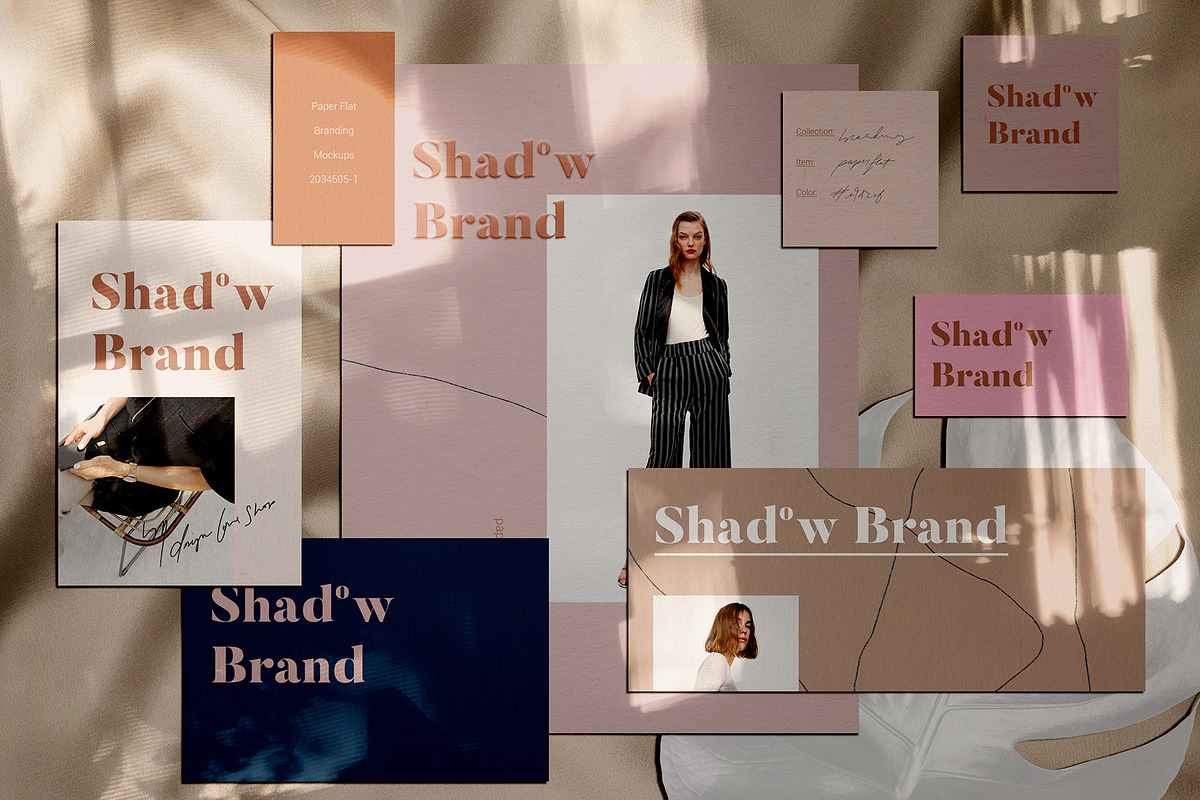Shadow Brand - Paper Mockups, a Product Mockup by Duet Atelier (Photo 1 of 6)