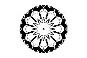 Black and White Mandala Patterns Set, a Decorative Illustration by NJ Himel (Thumbnail 55 of 101)
