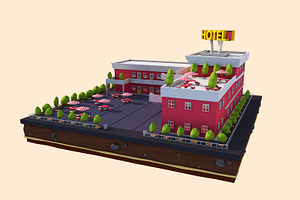 Low Poly Hotel