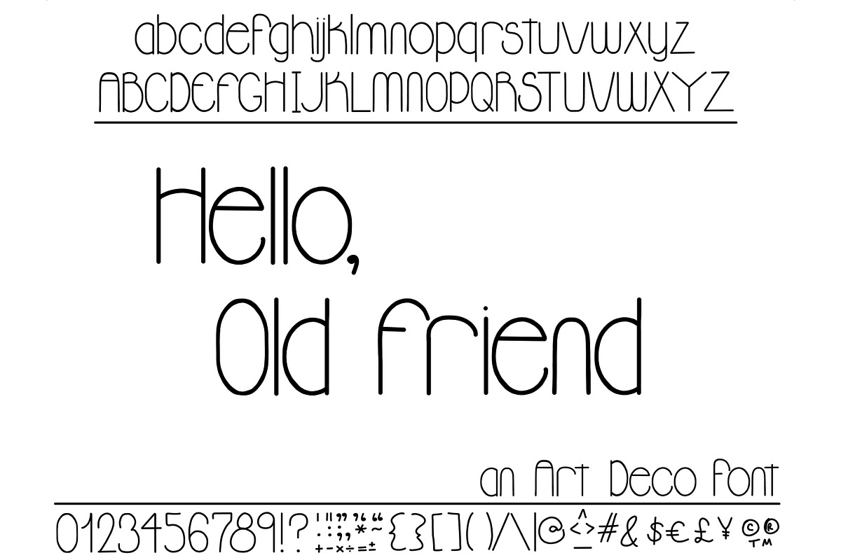 Font Art Deco 1920s Vintage Retro, a Sans Serif Font by PageLightStudios (Photo 4 of 4)