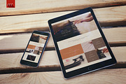 iPhone & iPad Mockup, a Product Mockup by BlackMocca (Thumbnail 8 of 11)