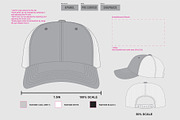 Hat Template - 6 Panel Hat, a Hat Mockup by Template Haven (Thumbnail 3 of 11)