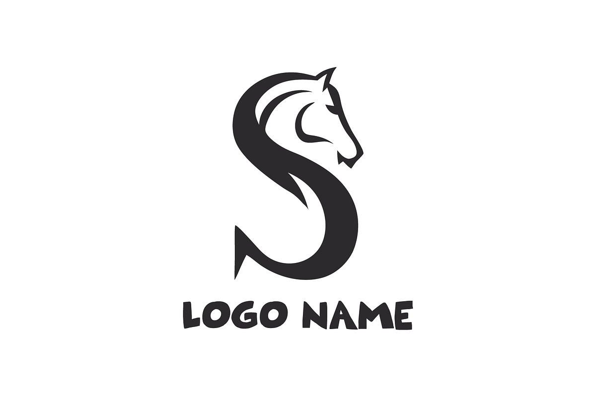 Letter S Horse Logo, a Branding & Logo Template by Master Design (Photo 2 of 2)