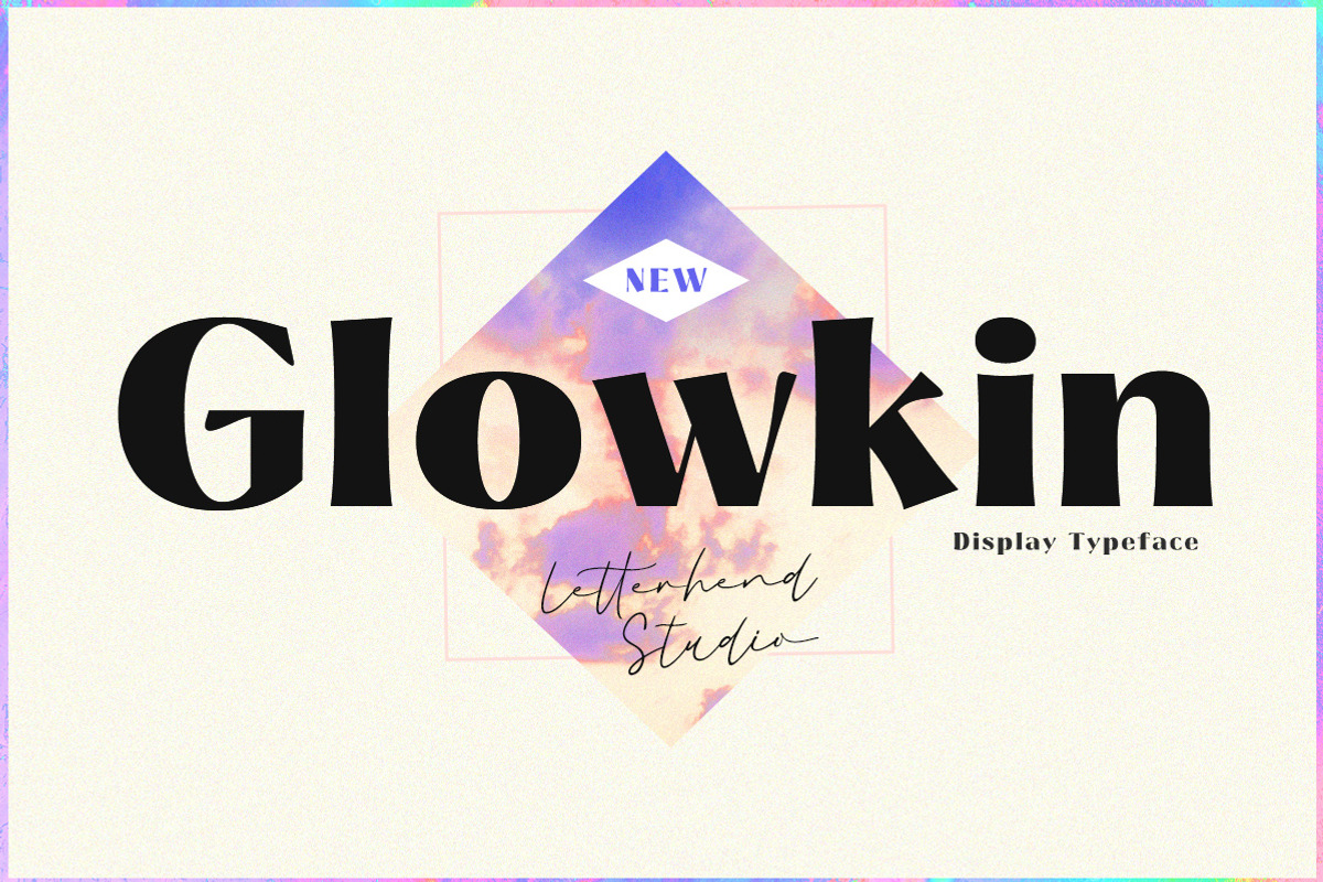 Glowkin - Display Typeface, a Font by Letterhend Studio (Photo 1 of 10)