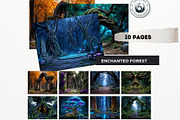 Fantasy RPG Backdrop Digital Papers, an Illustration by ThatsDesignArt (Thumbnail 3 of 10)