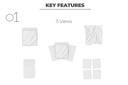 Folded Fabric Swatches Mockups Set, a Product Mockup by Sheikhadesign (Thumbnail 2 of 11)