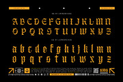 Arcanika Gothic Typeface, a Blackletter Font by alit design (Thumbnail 11 of 20)