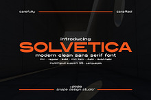 Solvetica – Modern Clean Sans Serif