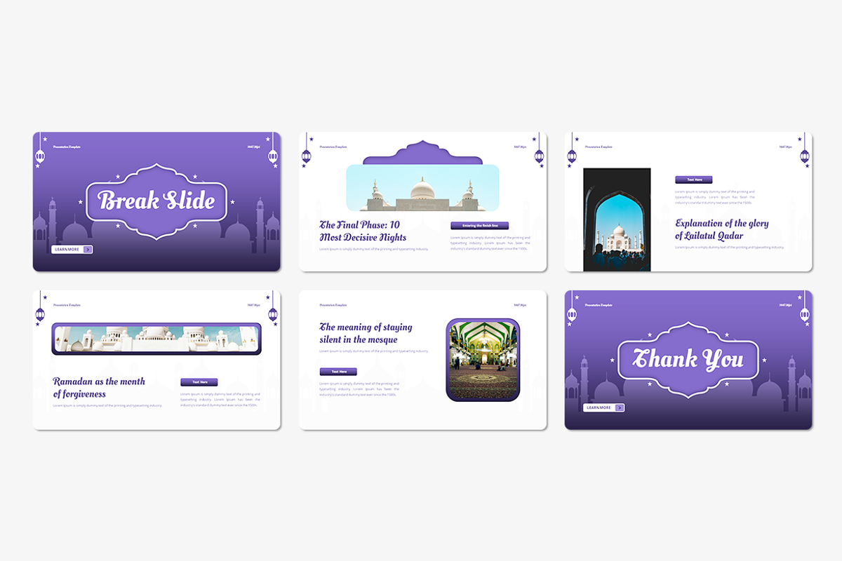 Ramadhan Kareem - Google Slides, a Presentation Template by QR Design Studio (Photo 3 of 3)