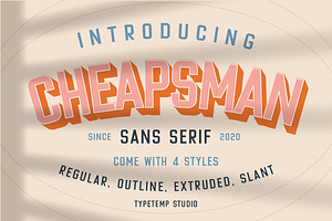 Cheapsman Sans Serif Display