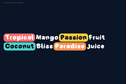 Aloalo – Tropical Groovy Typeface, a Handwritten Font by Lettra Studio (Thumbnail 9 of 17)