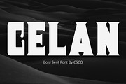 Celan – Bold Serif, a Serif Font by Craft Supply Co. (Thumbnail 1 of 8)