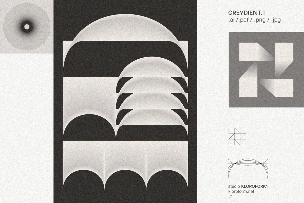 Greydient 1, a Background Graphic by kloroform (Photo 5 of 13)