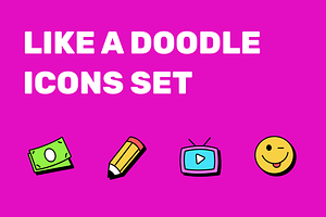 Like A Doodle Icons Set