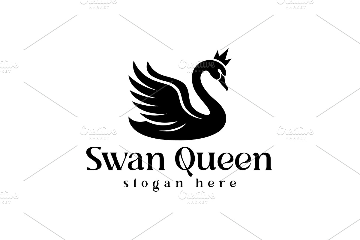 Swan Queen Logo, a Branding & Logo Template by Pixes (Photo 3 of 3)