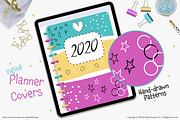 Digital Planner Cover Trio, a Stationery Template by dCipollo Designs (Thumbnail 2 of 4)