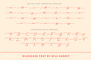 Milkshake Modern Handwritten Script, a Script Font by Mila Garret (Thumbnail 10 of 12)