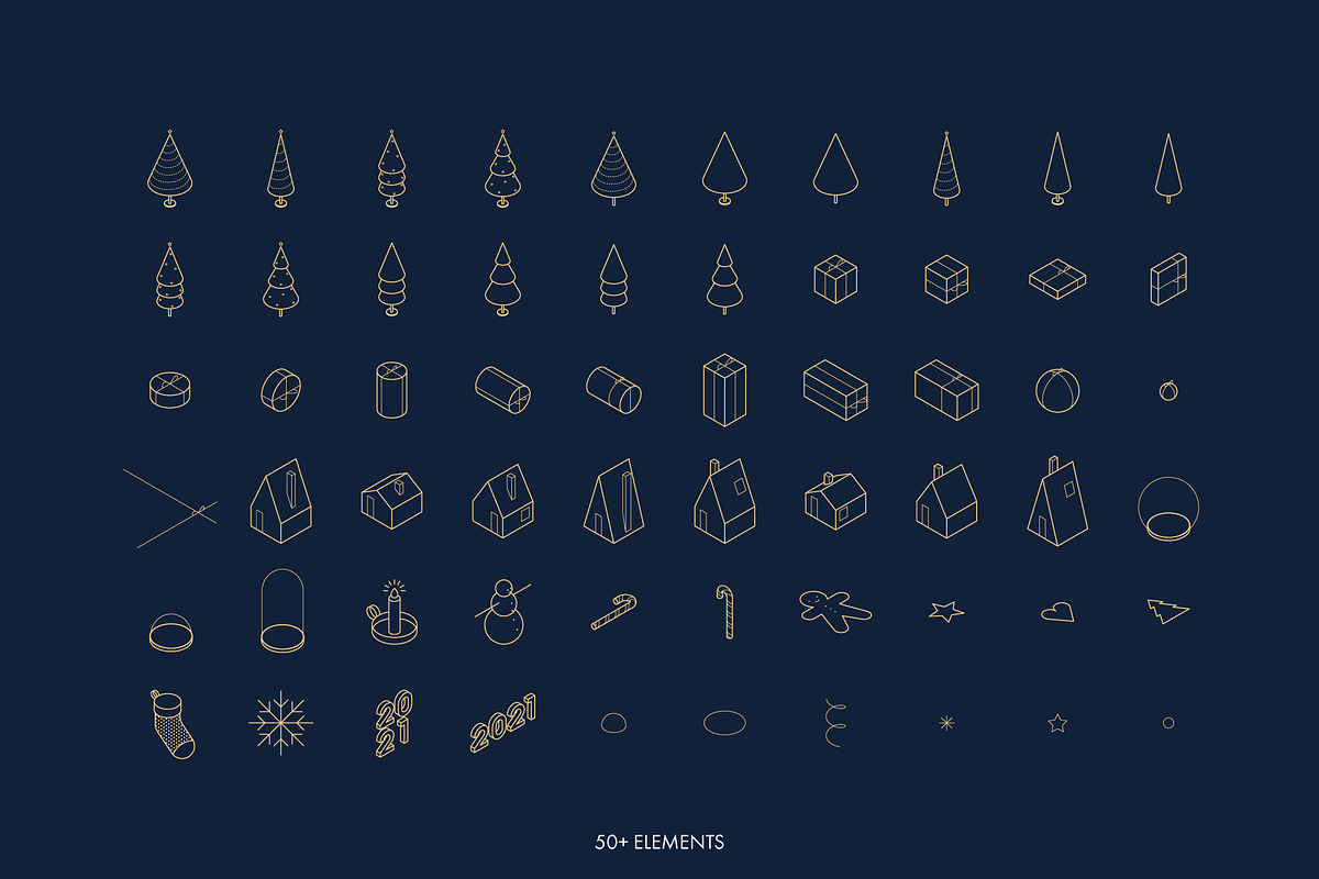 MINIMAL CHRISTMAS, an Object Graphic by ME_COLLAGE (Photo 3 of 15)