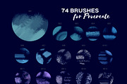 74 PROCREATE BRUSHES, a Brush Add-On by Masherdraws (Thumbnail 2 of 4)