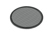 Round Embroidered Patch 3D Model, an Object 3D Model by rebrandy (Thumbnail 7 of 9)