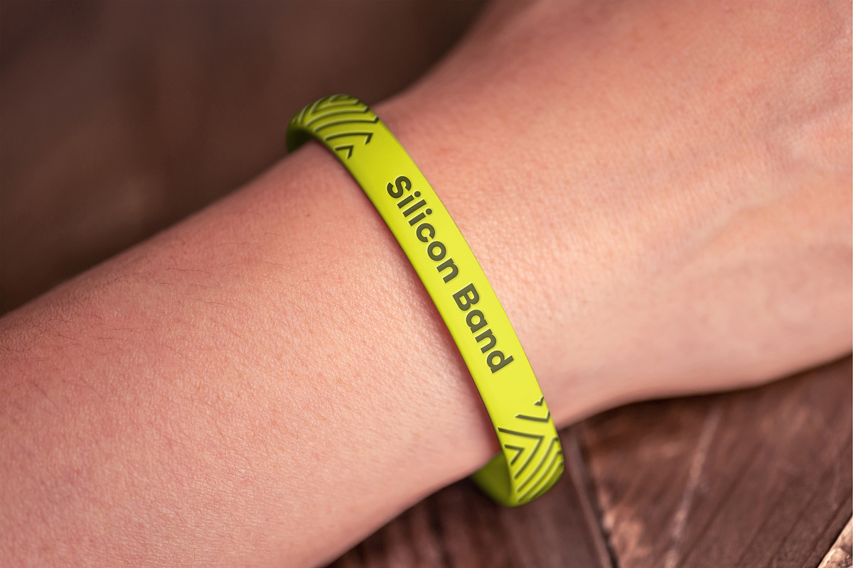 Silicon Band Mock-up, a Product Mockup by Yogurt86 (Photo 7 of 22)