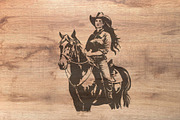 7 design western cowgirl, a Person Illustration by TaKong Magics (Thumbnail 3 of 8)