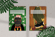 Cats Gallery Collection, an Animal Illustration by helenreveur (Thumbnail 6 of 10)