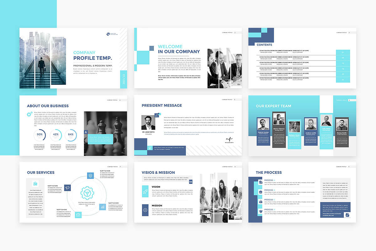 Business Profile | PPT, a Presentation Template by Template Zone (Photo 6 of 8)