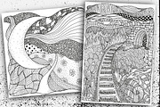 Black and white landscapes, a Texture Illustration by ImHope (Thumbnail 10 of 15)