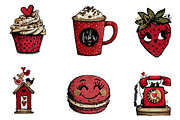 Valentines Day Clipart Png, an Illustration by CreationArt (Thumbnail 2 of 5)
