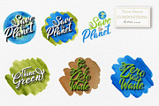 Eco-friendly Lettering Quotes & icon, an Illustration by svetlanaARTdreams (Thumbnail 6 of 10)