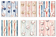 Baseball Digital Paper, an Illustration by SinaCreation (Thumbnail 3 of 9)