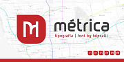 Metrica, a Sans Serif Font by Ixipcalli (Thumbnail 1 of 5)