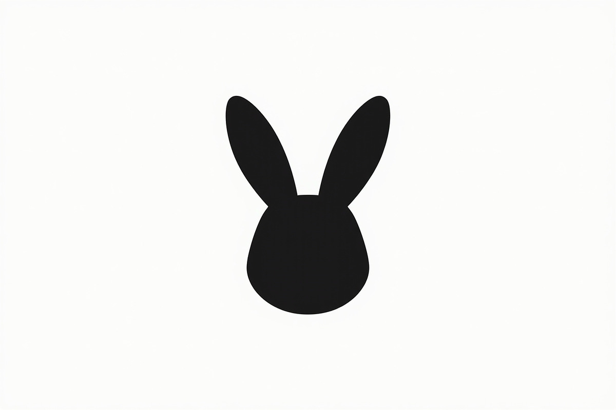 Cute Bunny Head Silhouette Set, an Illustration by BIPLOB EXPERT (Photo 6 of 7)
