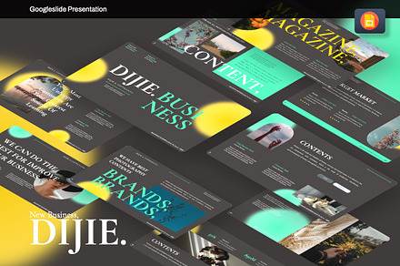 Dijie - BusinessBranding Googleslide