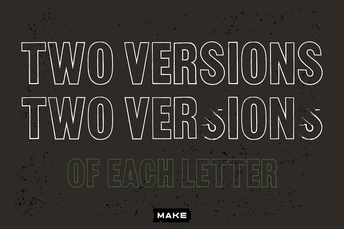 Letterpress Anatomy, a Font by Heavy Metal Type Co. (Photo 5 of 5)