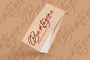 Bentagon Realistic Handwriting font, a Handwritten Font by Basnistudio (Thumbnail 3 of 9)