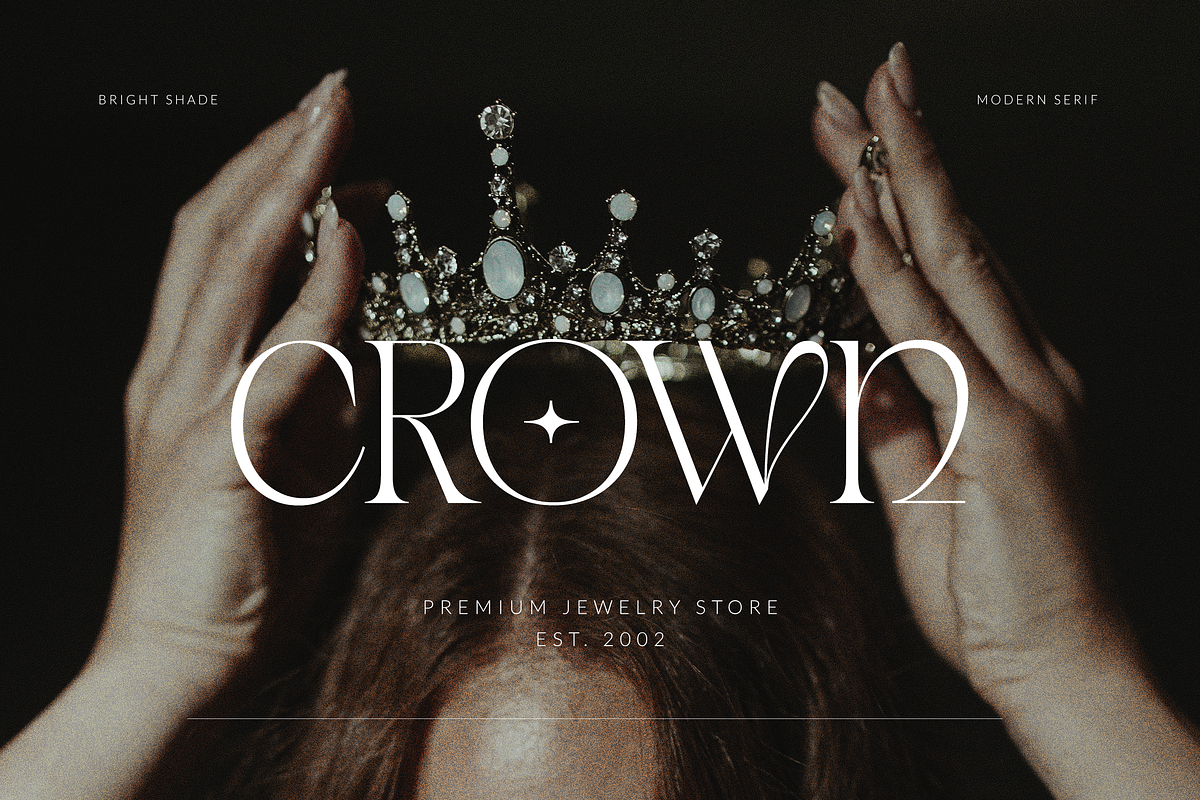 Bright Shade - Modern Serif Display, a Serif Font by Namara Creative Studio (Photo 5 of 12)