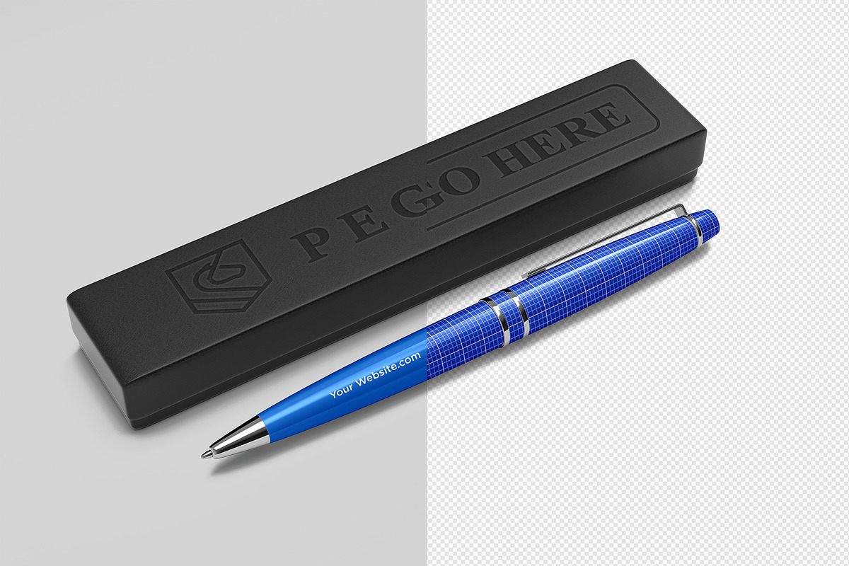 Ballpoint Pen Mockup - 8 views, a Pens & Pencil Mockup by Illusiongraphic (Photo 11 of 26)