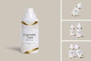 Cosmetic Tube Mockup, an Advertising Mockup by swsi-studio