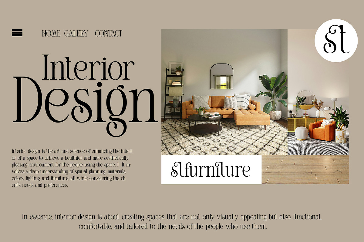 Holines Display Serif Typeface, a Serif Font by Alfinart (Photo 3 of 10)