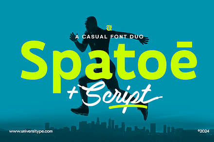 UT Spatoe - A Casual Font Duo