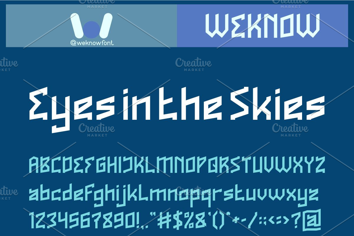 Rock Alternative Font, a Font by weknow (Photo 4 of 8)