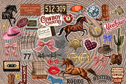 Vintage Western Scrapbook Kit, an Object Graphic by DreamoraArt (Thumbnail 7 of 10)