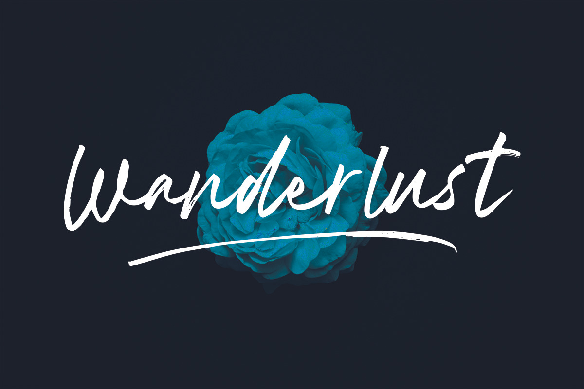 Dreamland | Brush Font preview 5