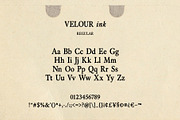 Velour Ink Textured Serif Duo, a Serif Font by Mneme (Thumbnail 3 of 9)