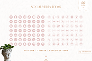 Social Media Icons, a Solid Icon by Wumi Studio (Thumbnail 2 of 5)