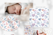 SALE! UNDERWATER seamless patterns, a Pattern Graphic by Tiana Geo (Thumbnail 5 of 6)